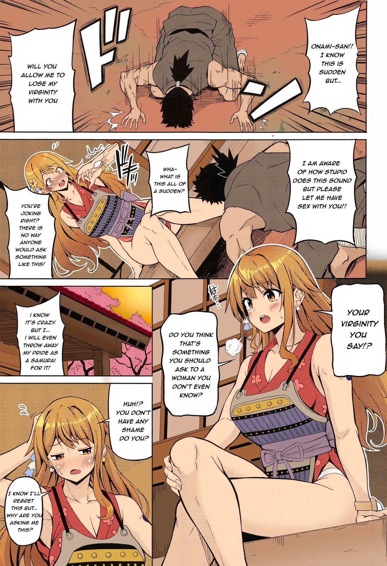 Hentai Manga Comic-The Big Breasted Pirate Kazuji (Colored)-Read-2